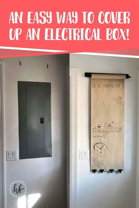 how to cover up electrical box inside|waterproof cover for electrical panel.